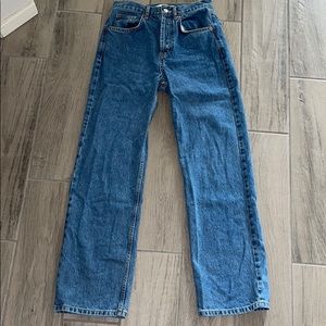 Dark blue denim jeans from Topshop!